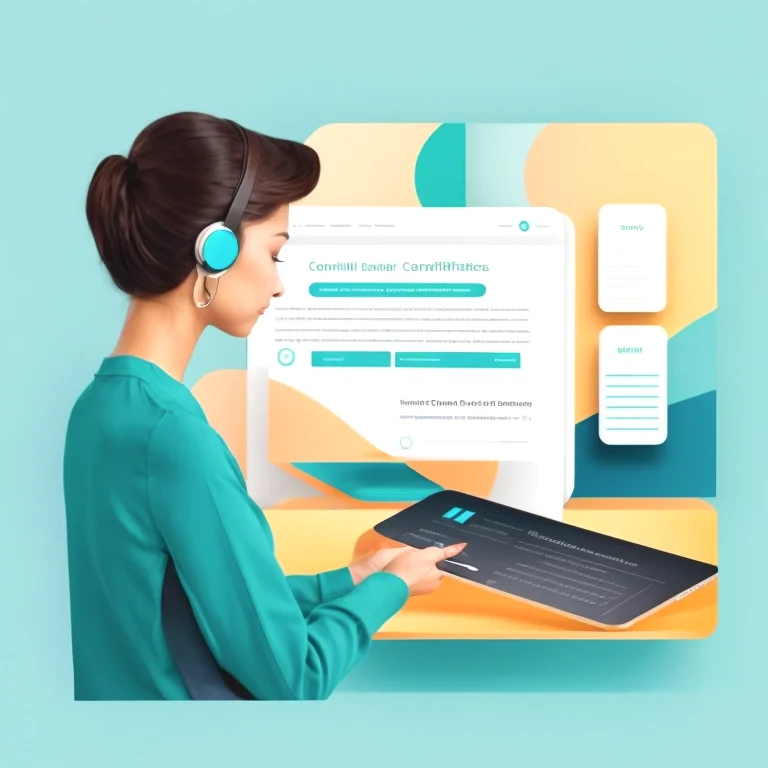 Students engaging with online modules on diverse devices